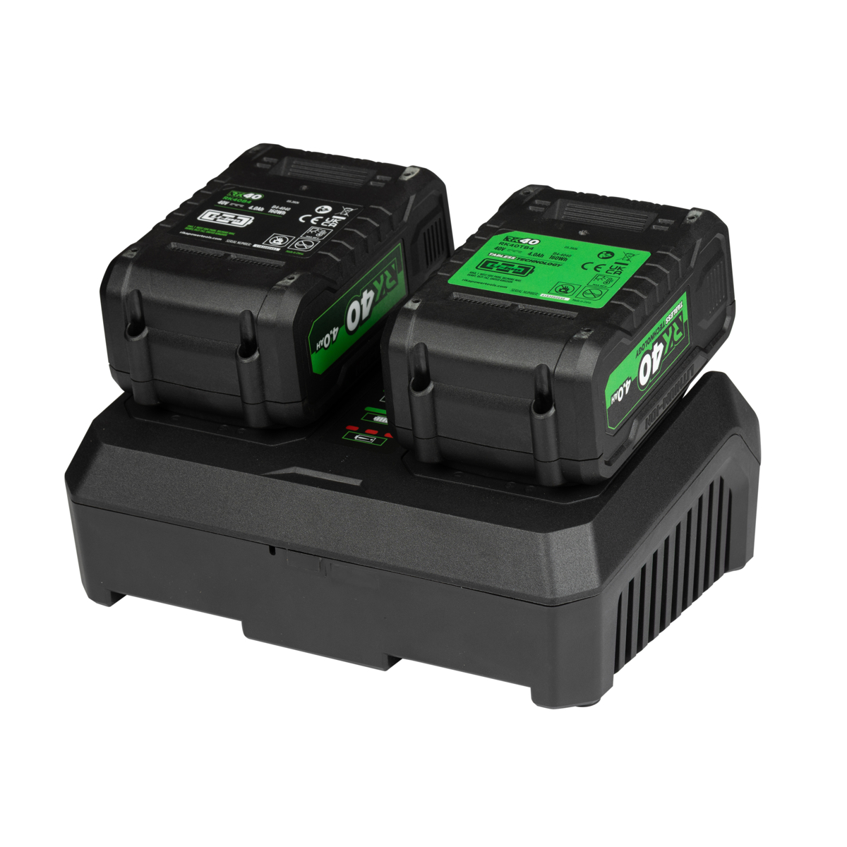 Rikä RK40 40V Double 4.0Ah Battery Fast Charger | 4.5A